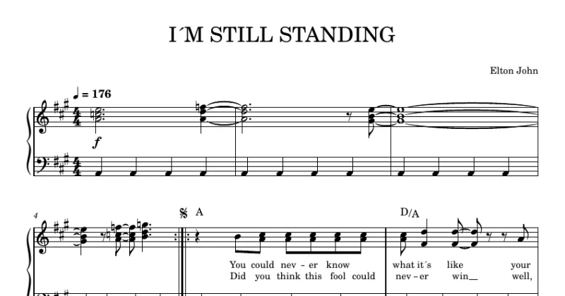 I'm Still Standing - Elton John