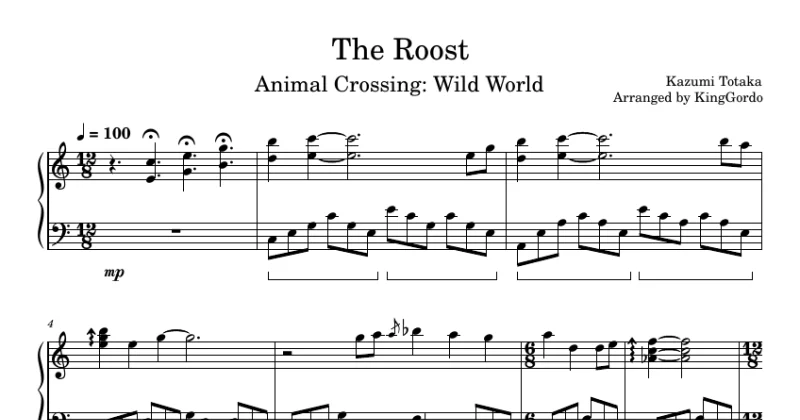 Animal Crossing: The Roost (Piano Cover)