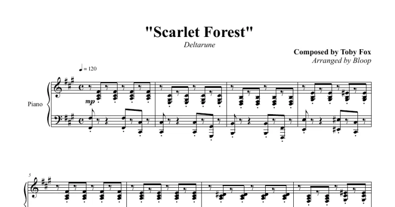 scarlet forest