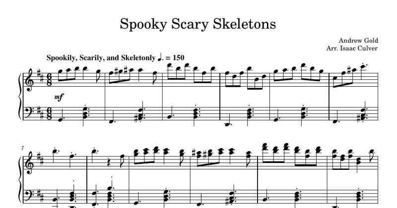 Spooky Scary Skeletons - Andrew Gold