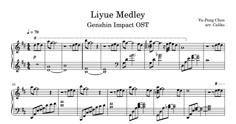 Liyue Medley (Genshin Impact)
