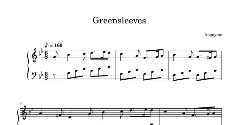 Greensleeves - Traditional