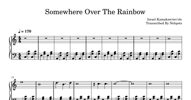 Somewhere Over The Rainbow - Israel Kamakawiwoʻole