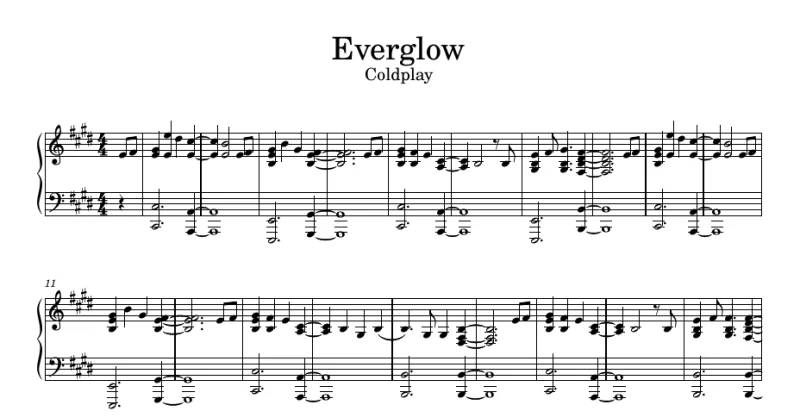 Everglow - Coldplay