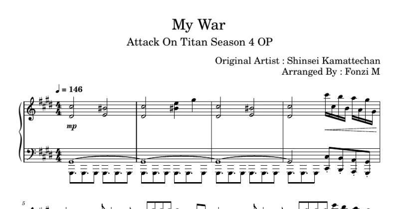 Fonzi M - My War (Attack on Titan season 4)
