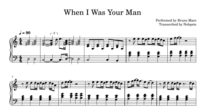 When I Was Your Man