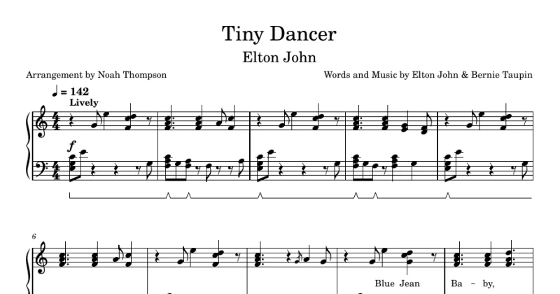 Tiny Dancer - Elton John