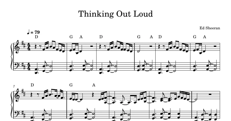 Thinking Out Loud - Ed Sheeran
