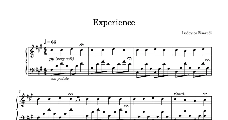 Experience - Ludovico Einaudi