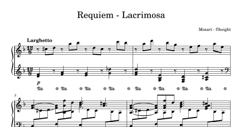 Lacrimosa - Mozart
