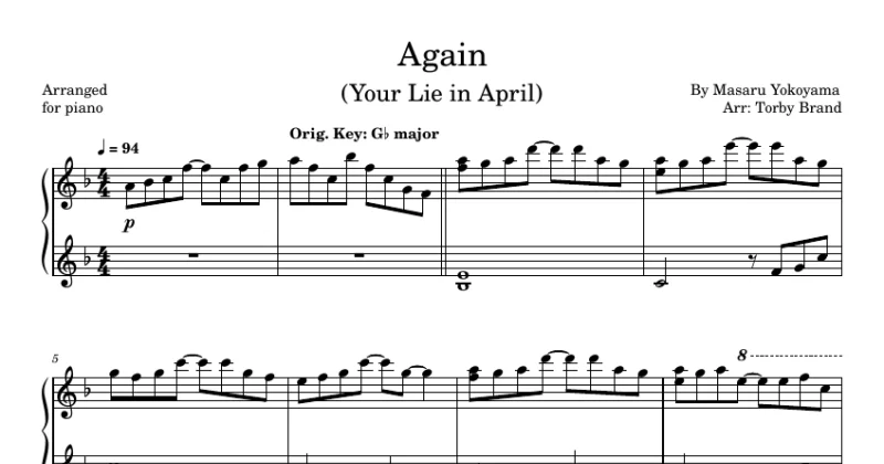 Again (Your Lie in April)