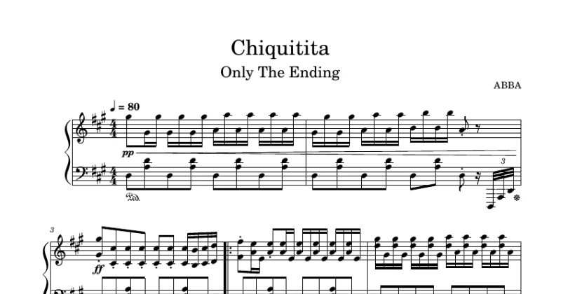 Chiquitita - ABBA (Only The Ending)