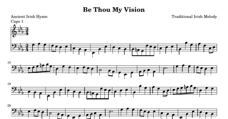 Be Thou My Vision (BASS)
