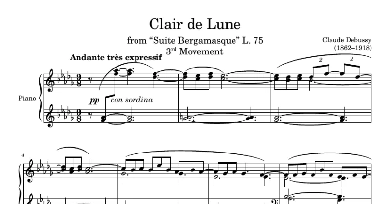 Clair de Lune - Debussy