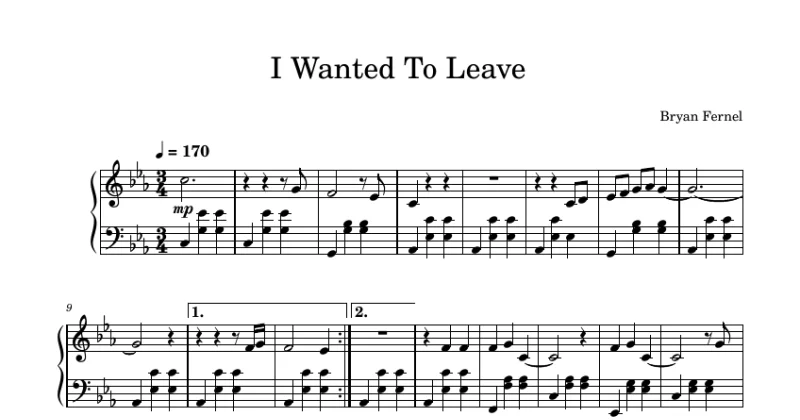 I Wanted To Leave - SYML