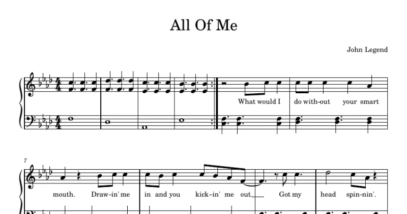 All Of Me - John Legend