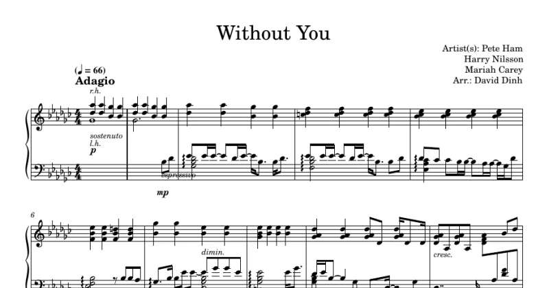 Without You - Mariah Carey