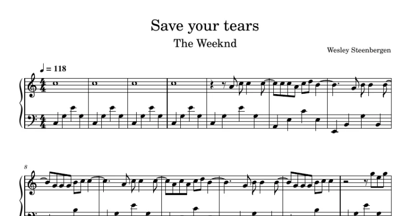 Save your tears - the Weeknd