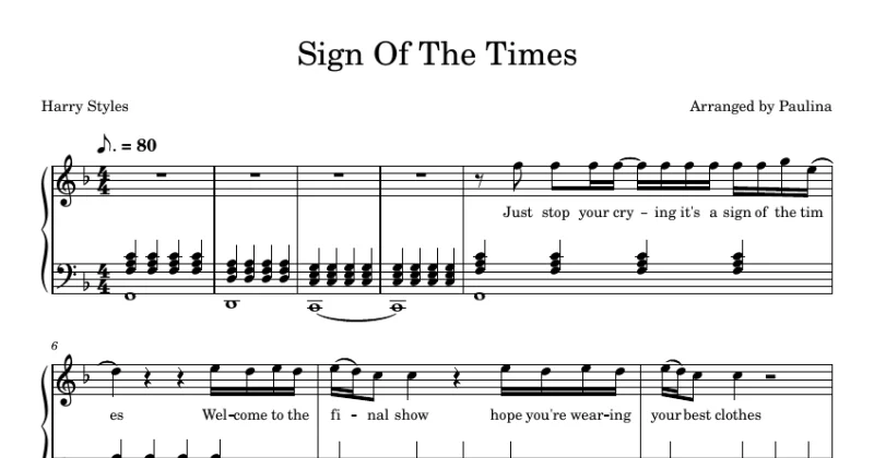 Sign Of The Times - Harry Styles