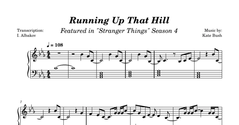 Running Up That Hill (Stranger Things s4)