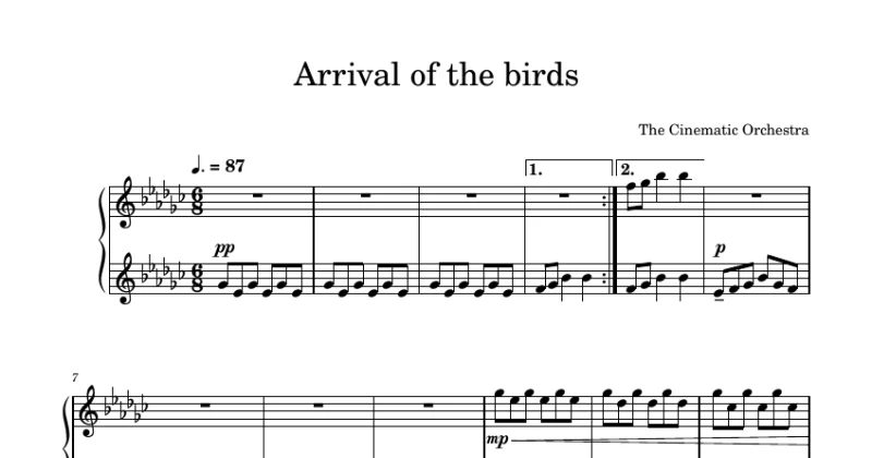 Arrival of the birds - The Cinematic Orchestra