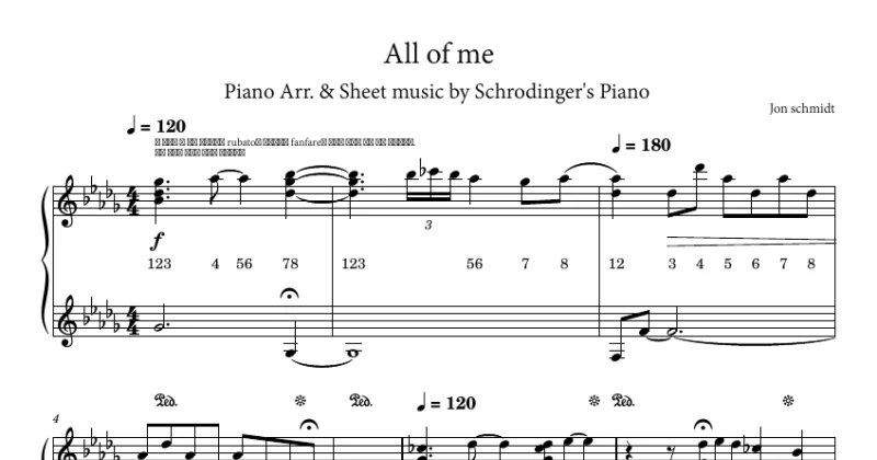 Jon Schmidt - All of me