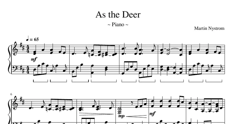 As The Deer