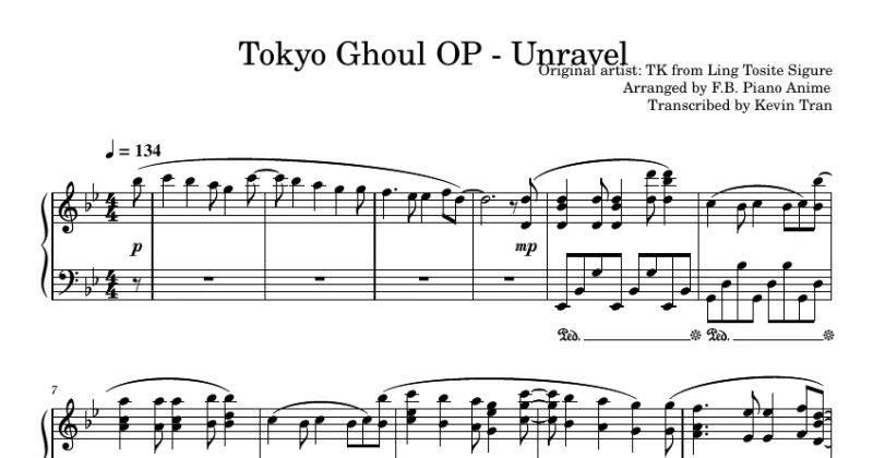 Tokyo Ghoul OP - Unravel