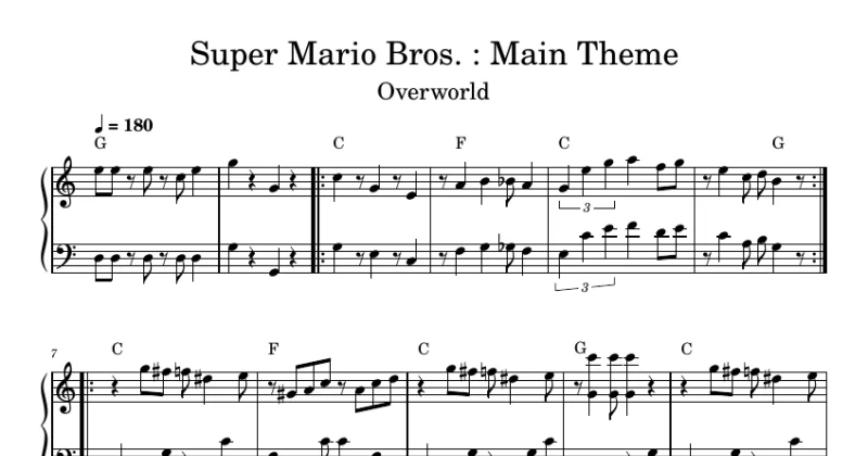 Super Mario Bros. - Main Theme