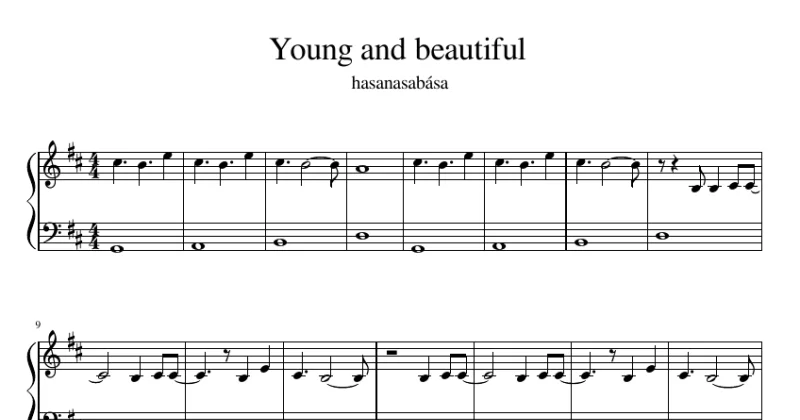 Young And Beautiful