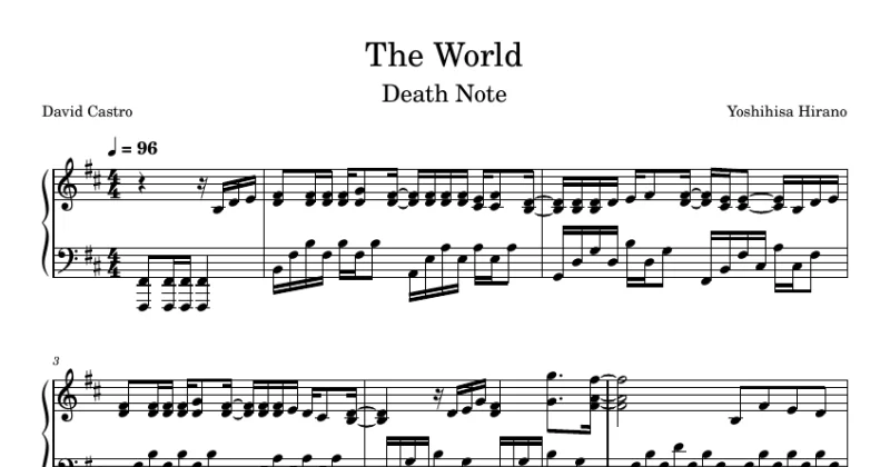 The World (Death Note Op 1)