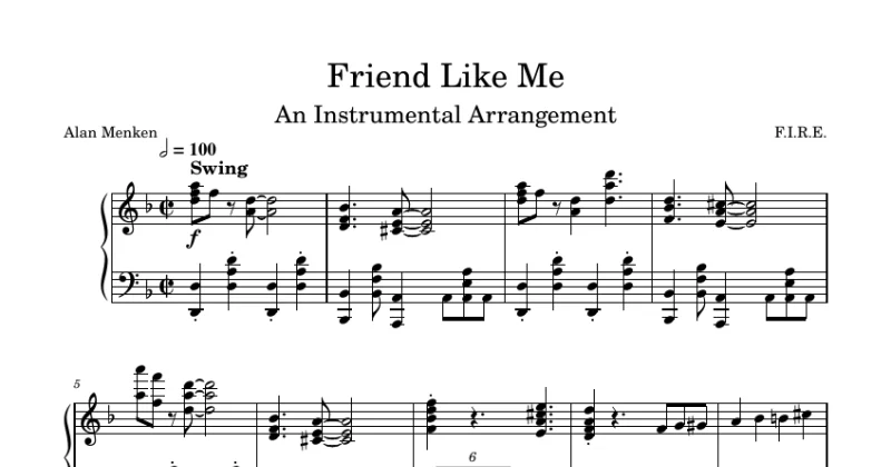 Friend Like Me (Disney’s Aladdin)