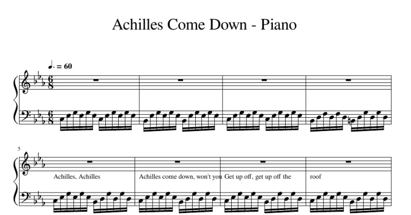 Achilles Come Down