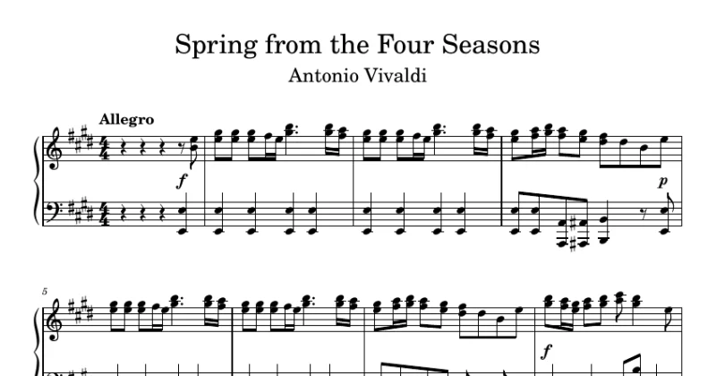 Spring - The Four Seasons - Vivaldi