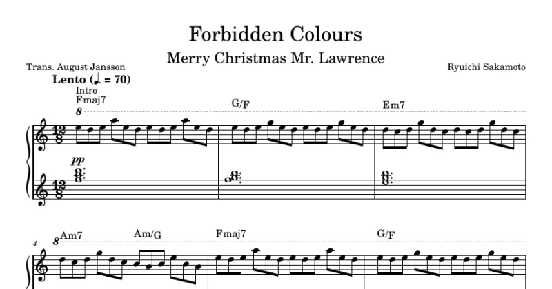 Merry Christmas Mr. Lawrence (Forbidden Colours)