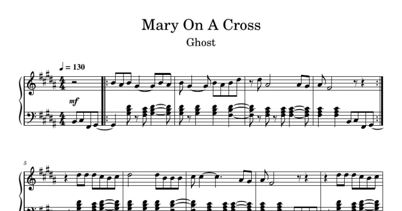 Mary On A Cross - Ghost