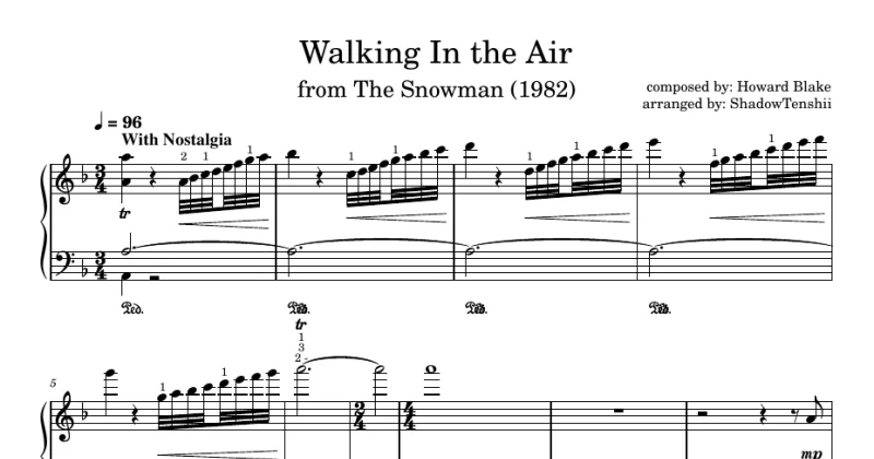 The Snowman - Walking In the Air