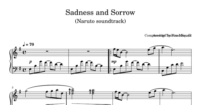 Sadness and Sorrow