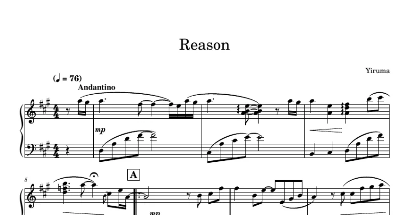 Reason - Yiruma
