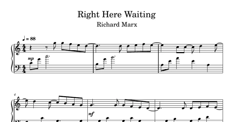 Richard Marx - Right Here Waiting