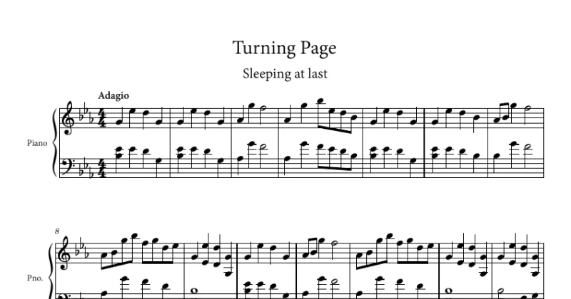 Sleeping at last - Turning Page 