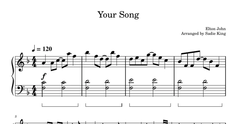 Your Song - Elton John