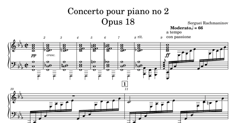 Piano Concerto No.2, Op.18 - Sergei Rachmaninoff