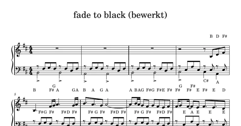 Fade to Black