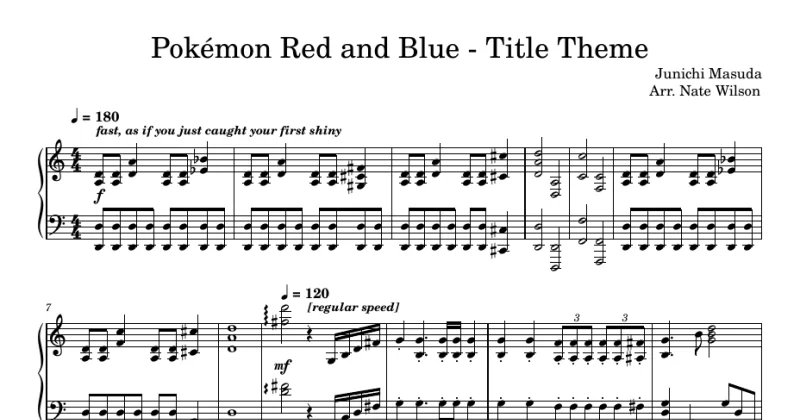 Pokémon Red and Blue - Title Theme