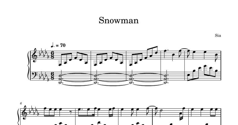 Snowman - Sia