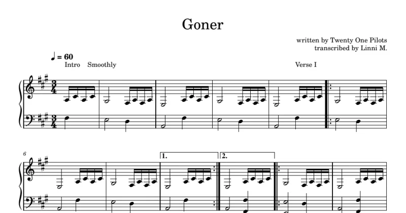 Goner - Twenty One Pilots