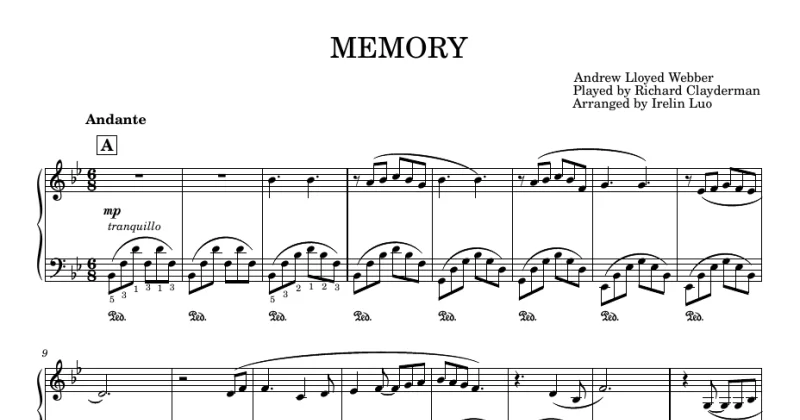 Memory (Cats) - Richard Clayderman