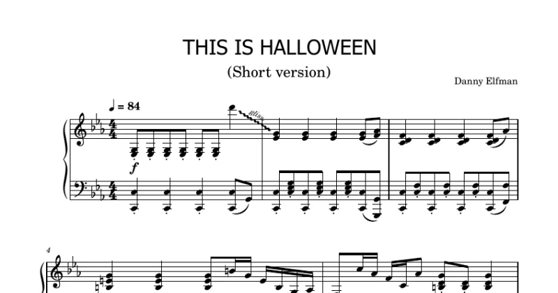 This is Halloween (The Nightmare Before Christmas)