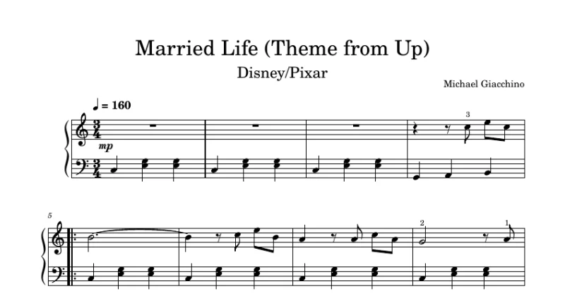 Married Life - Theme from Up (Michael Giacchino)